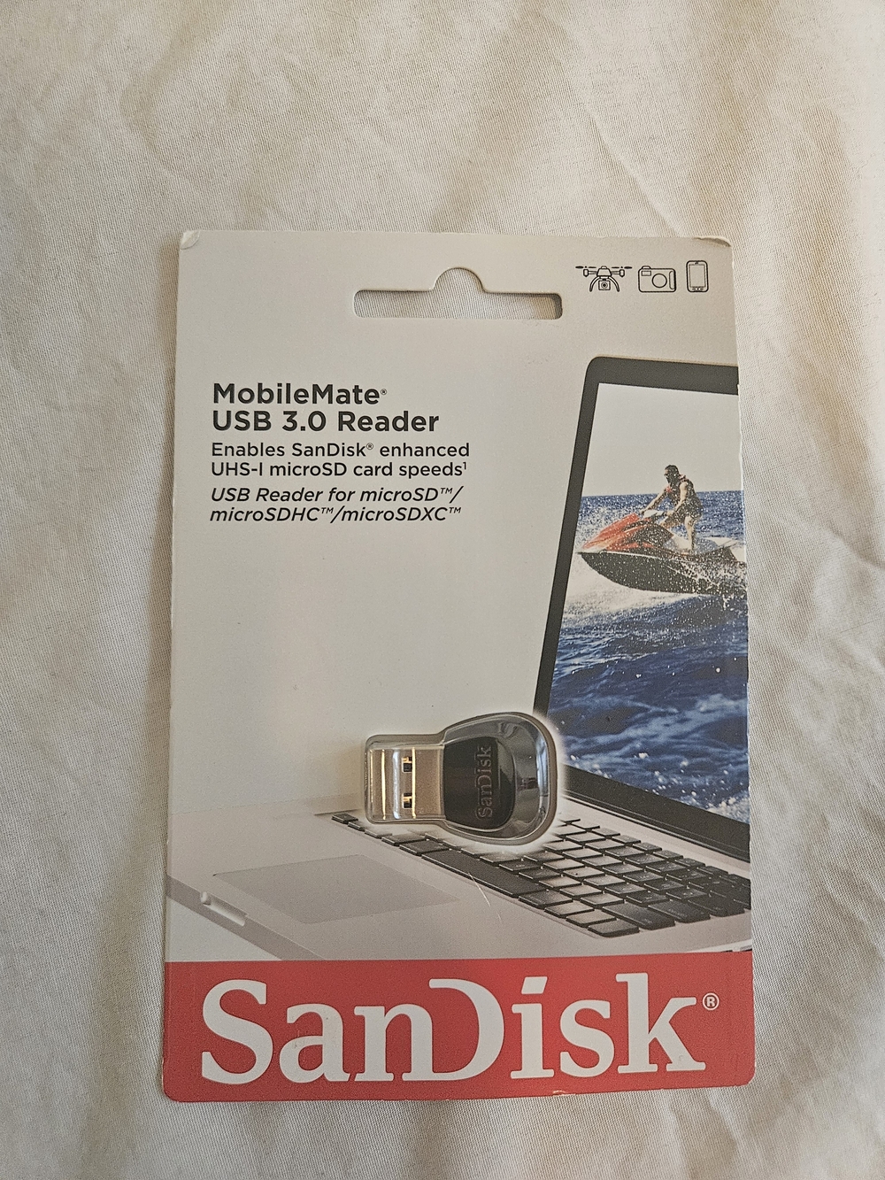 Sandisk Black USB 3.0 microSD Card Reader